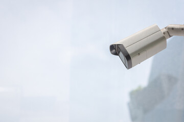 CCTV surveillance security camera install on ceiling to monitor the property to protect from crime....