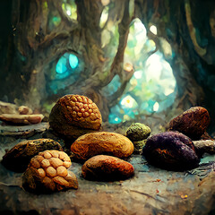 nuts and dried fruits