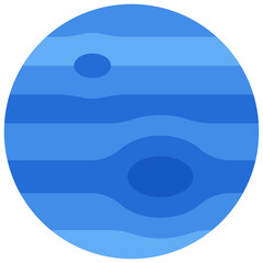 neptune flat icon