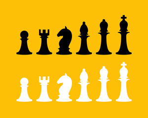 Chess icons collection.
