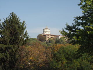 Fototapeta na wymiar Monte Cappuccini church in Turin