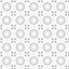 Flat ornamental pattern background design template