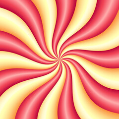 Strawberry and banana. Cream swirl. Twist texture for package design of ice cream,yogurt,milk or other desserts.