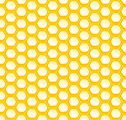Honeycomb pattern. Honey cells seamless background