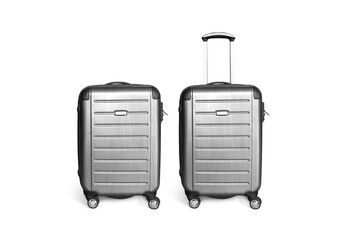 isolated suitcase on a white background