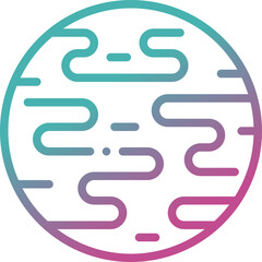 venus gradient line icon © supanut