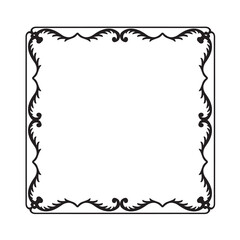 Frame, in the style of an ornament, Vector illustration eps 10, Art.	
