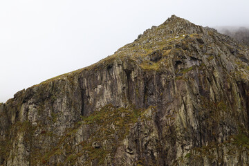 snowdonia carneddau waterfall Llech Ddu Spur