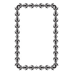 Frame, in the style of an ornament, Vector illustration eps 10, Art.	