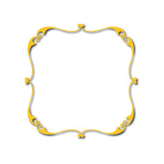 Frame, in the style of an ornament, Vector illustration eps 10, Art.	