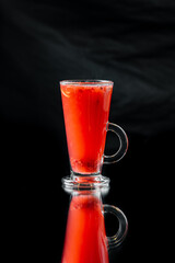 cup of craft red tea