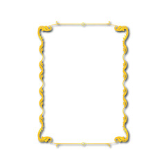 Frame, in the style of an ornament, Vector illustration eps 10, Art.	