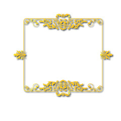 Frame, in the style of an ornament, Vector illustration eps 10, Art.	