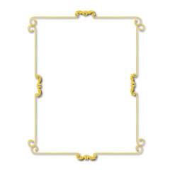 Frame, in the style of an ornament, Vector illustration eps 10, Art.	