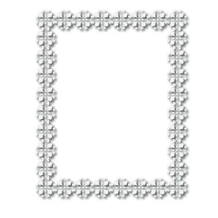 Frame, in the style of an ornament, Vector illustration eps 10, Art.	