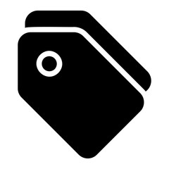tag glyph icon