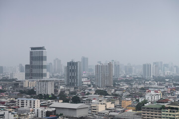 air pollution over Bangkok Thailand, PM2.5, December2022 - 543834435