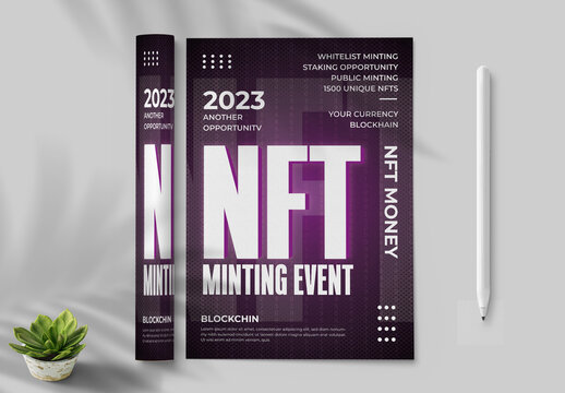 NFT Flyer layout