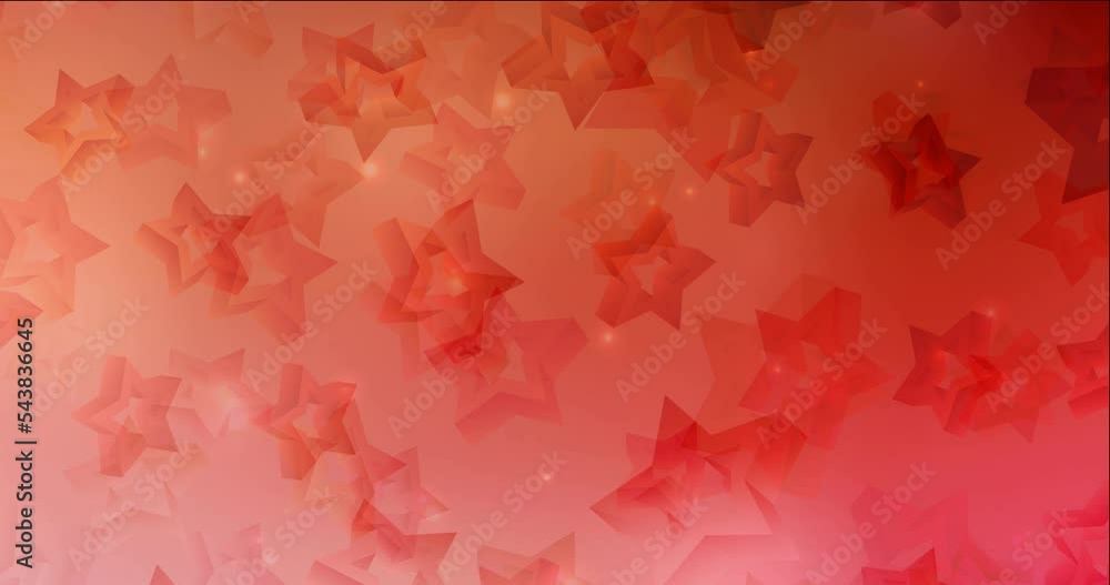Poster 4k looping light red, yellow footage with with leaves.. modern abstract animation with gradient leav