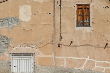 Old spanish facade.