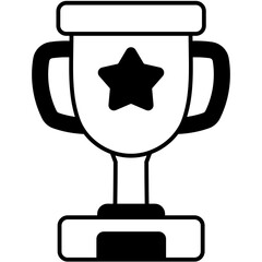 Obraz premium trophy icon