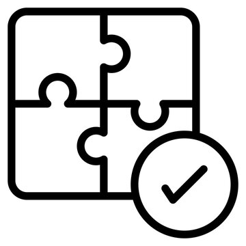 recommend clip art: puzzle successful icon