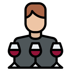 degustation winery wine making icon