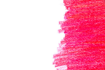 red crayon paint texture background