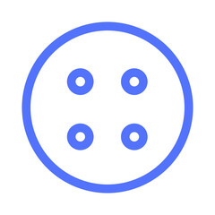 User Interface Dots Circle Round