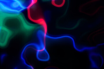 fractal distortion twisted lines illustration. Digital abstract striped ripples texture