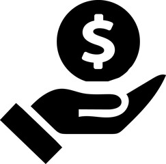 Banking  money finance glyph icon