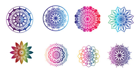 


colorful mandala background, colorful mandala set, 
luxury ornamental mandala design background, mandala design, Mandala pattern Coloring book Art wallpaper design, tile pattern, colorful mandala 