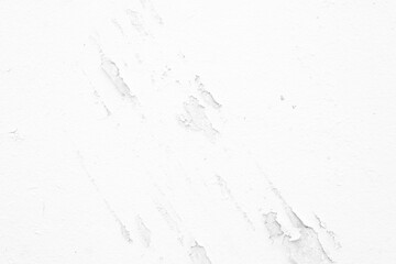 White Scratched Painting on Old Concrete Wall Background.