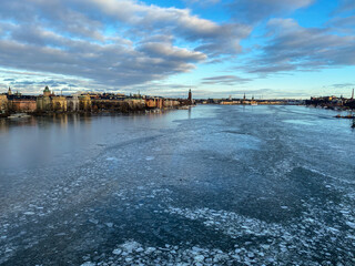 Winter in stockholm.