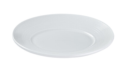white plate isolated on transparent png