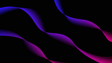 Abstract purple wavy colorful and shadow gradient background. Abstract vector graphic background.