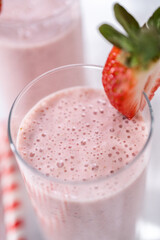 Strawberry banana smoothie