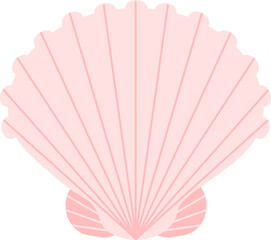 Hand drawn style ocean Sea Shell