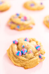 Unicorn chocolate chip cookie