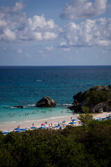 Fototapeta na wymiar The amazing tropical views around Bermuda's beautiful beaches