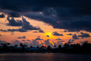 Beautiful sunset and views from our boat ride to see the sunken HMS Vixen in Bermuda