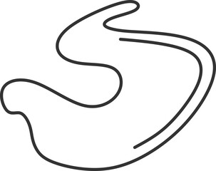 Aesthetic Minimalist Monoline Element