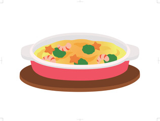 クリスマスの料理　グラタン