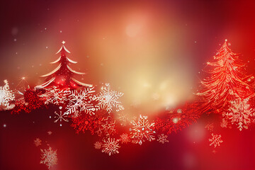 Christmas background red. Holiday christmas. - 543893612