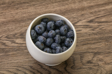 Ripe sweet tasty blueberries heap