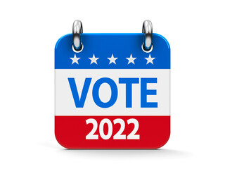 Vote election 2022 icon calendar