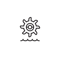 Hydro Power Icon Vector Illustration Eps10