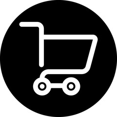 Shopping cart line icon. Supermarket, discount, e-commerce