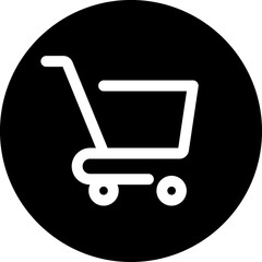 Shopping cart line icon. Supermarket, discount, e-commerce