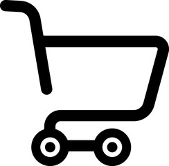 Shopping cart line icon. Supermarket, discount, e-commerce